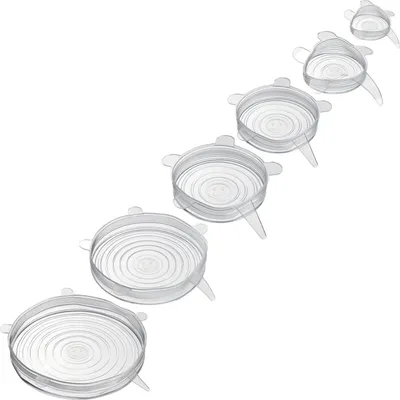 Image de WESTMARK Couvercle fraîcheur 6 pcs., silicone, transparent