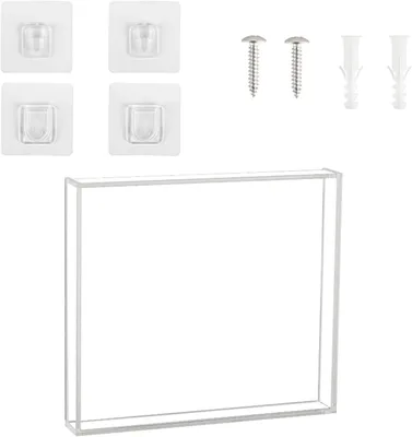 Produktbild von Transparenter CD-Displayrahmen aus Acryl – Wandmontage – Standardgröße