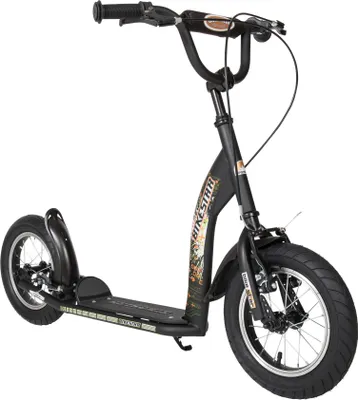 Produktbild von BIKESTAR Tretroller Kinderroller ab 6 - 7 Jahre | 12 Zoll Sport Edition | Schwarz (matt)