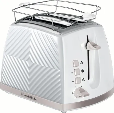 Produktbild von RUSSELL HOBBS Toaster 26391-56 Groove 2-Schlitz weiß