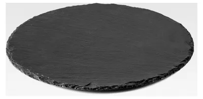 Produktbild von Runde Tischplatte, Schwarz, 20 cm