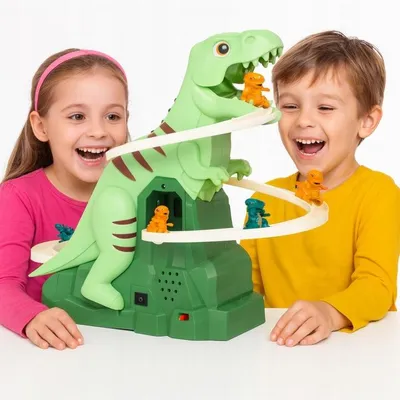 Image de Dinosaure interactif qui grimpe les marches effets lumineux et sonores 9 dinosaures jouet amusant pour enfants de 3 ans