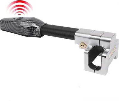 Produktbild von Famanu Lenkradschloss mit Alarm und Diebstahlschutz T-Lock - Schwarz