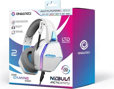 Produktbild von Oniverse Gaming Headset Nebula - Arktisch Weiß (Multiplattform)