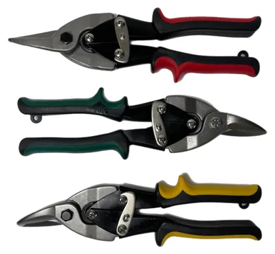 Produktbild von Blechschere Metallschere Gerade/Rechts/Links Set 250mm je 2 Stück