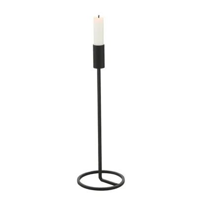 Obrázok produktu pre Boltze Kerzenleuchter Kerzenhalter Schwarz Eisen Kerzenständer  1018034