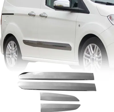 Image de Garniture Baguette de porte latérale pour Ford Tourneo Courier 2014-2024 Foncé