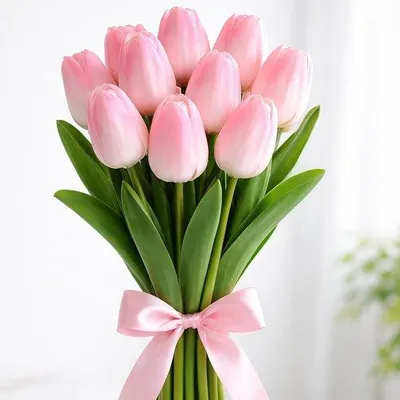 Immagine prodotto di Tulipani artificiali – Set da 10 pezzi – Fiori artificiali realistici – Decorazioni primaverili