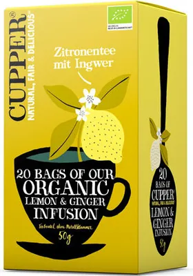 Produktbild von Zitrone & Ingwer - 20 Beutel 50g