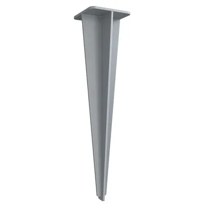 Produktbild von SONGMICS Erdanker, Bodenanker für Standpfosten von Seitenmarkisen, Erdnagel, nur für SONGMICS Seitenmarkisen mit Stahl-Standpfosten geeignet, grau ASG501Y01