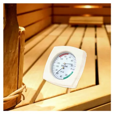 Produktbild von Saunathermometer Hygrometer – 2 in 1 Temperatur- und Feuchtigkeitsmesser für Saunaräume