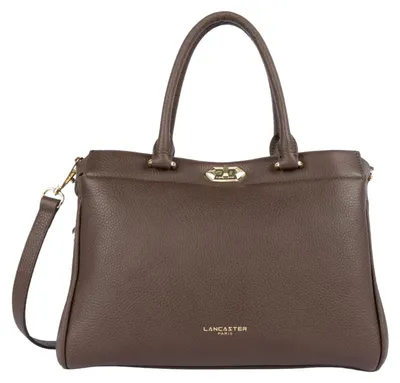 Image de Lancaster Sac cabas main Avec fermoir Mademoiselle ROMY Marron