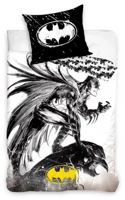 Produktbild von BATMAN Bettwäsche-Set, 100 % Baumwolle, 140 x 200 + 65 x 65