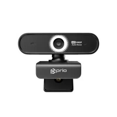 Produktbild von prio Full HD 1080P Autofokus Webcam schwarz