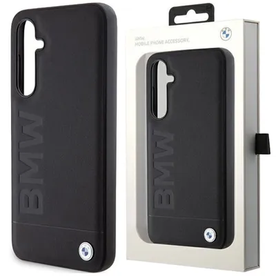 Produktbild von BMW BMHCS23FESLLBK S23 FE S711 schwarz/schwarz Leder Hot Stamp Handyhülle