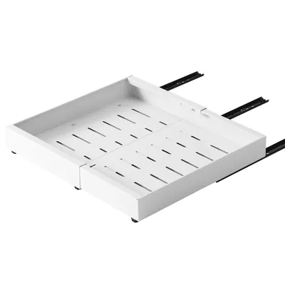 Produktbild von 1 x Teleskopschublade Küchenschrank Ausziehbare Schublade Schrank Organizer Küche Schublade Ohne Bohren 32-52cm Breite x 53 cm Tiefe