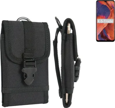 Produktbild von K-S-Trade Holster Handy Hülle kompatibel mit Nokia 3.4 Holster Handytasche Gürtel Tasche Schutz Hülle Robust Outdoor schwarz
