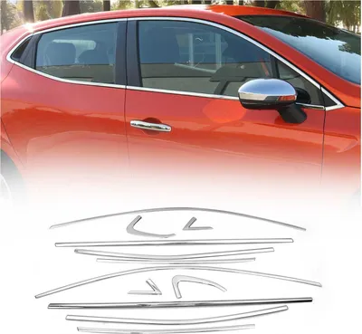 Produktbild von OMAC Zier- / Schutzleiste Türscheibe Fensterleiste 6150146 Fenster Ein-/Anbau Edelstahl für Renault Clio