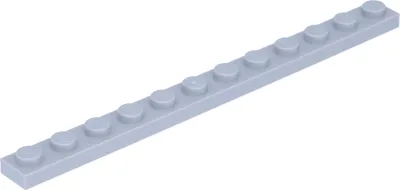 Produktbild von Lego® 1x12 Platten 60479 - 250 Stück Helles Bläuliches Grau