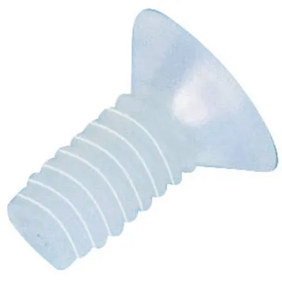 Produktbild von TOOLCRAFT 839984 Linsensenkschrauben M2.5 10 mm Kreuzschlitz Phillips DIN 966 Kunststoff, Polyamid 10 St.