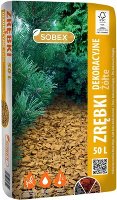 Produktbild von Dekorative Holzspäne gelb 50L