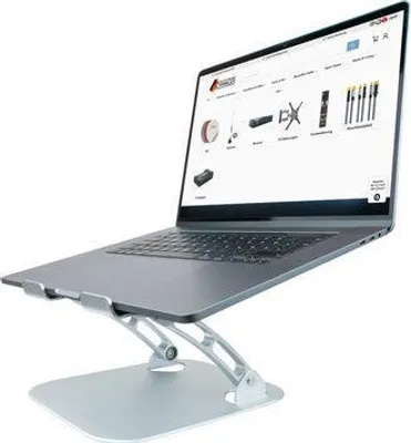 Produktbild von Schwaiger LPS1720 513, Laptop-Ständer, Silber, Aluminium, 43,2 cm (17"), 50,8 cm (20"), 260 mm
