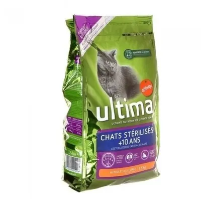 Produktbild von Ultima Cat Sterilized 10+ – 1,5 kg – Senior Katzenfutter
