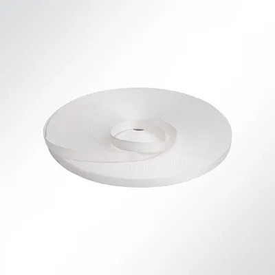 Produktbild von Lysel® Gurtband Polyester (PES) Breite 25mm Stärke 1mm 1200kg weiß VE 11m