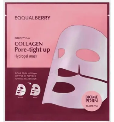 Produktbild von Eqqualberry Collagen Pore-tight up Hydrogel mask (4 St.)