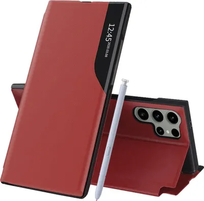 Produktbild von Techsuit eFold Book Klapphülle für Samsung Galaxy S25 Ultra - Rot