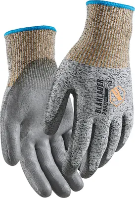 Produktbild von Blakläder Schnittschutz Handschuh C Polyurethangetaucht 2980, Farbe:Schwarz/Weiß, Größe:7