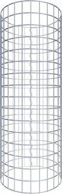 Obrázek produktu pro Gabionový sloup kulatý průměr 42 cm, výška 80 cm, velikost ok 5 cm x 5 cm
