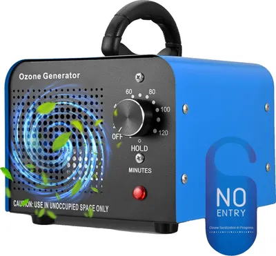 Immagine prodotto di Generatore di ozono ad alte prestazioni 60000mg/h, versatile purificazione dell'aria, blu