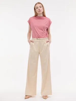 Produktbild von Orsay Damen-Hose mit weitem Bein in Creme mit Streifen 38