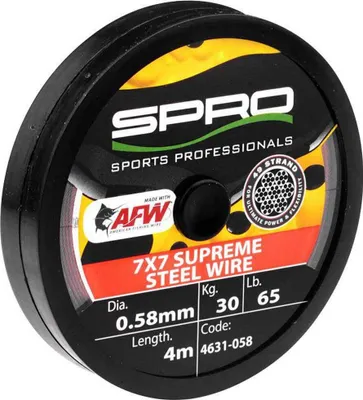 Produktbild von Spro Super Afw Stahlvorfach 4 M Braun 0.460 mm Braun 0.460 mm