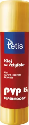 Zdjęcie produktu dla Klej w sztyfcie 15g PVP p20 TETIS cena za 1szt