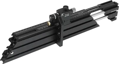 Obrázek produktu pro Pravítko pro pokosové kotoučové pily - HD-MG21-BS - Univerzální - Nastavitelné 36-61 cm - Hliníková slitina - Pro malé stolní kotoučové pily - Do 50° - Červená barva