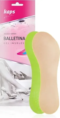 Produktbild von Kaps Balletina dämpfende Gel-Schuheinlagen selbstklebend - Größe 41/42 EUR