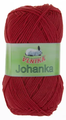 50g Strickgarn Johanka rot