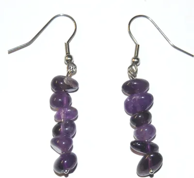 Produktbild von Edelsteine, Ohrhänger im Barock-Stil, Amethyst