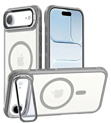 Immagine prodotto di Custodia protettiva per iPhone Air, compatibile con MagSafe, vetro protettivo pieghevole con supporto per fotocamera