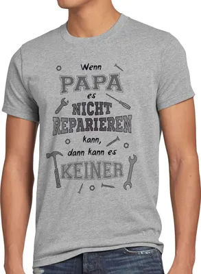 Produktbild von style3 Wenn Papa es nicht reparieren kann dann kann es keiner! Herren T-Shirt Fun Shirt Spruch Funshirt