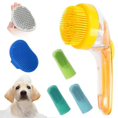 Image de Brosse pour chiens, pour l'entretien du pelage et le massage