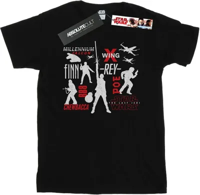 Produktbild von Star Wars - "The Last Jedi Rebellions" T-Shirt für Herren BI46912 (XXL) (Schwarz)