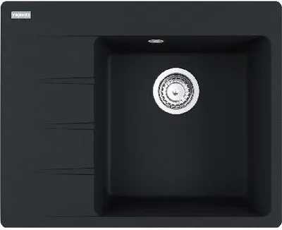 Obrázek produktu pro Franke Centro - Fragranitový dřez CNG 611-62 TL/7, 620x500 mm, matná černá 114.0637.434