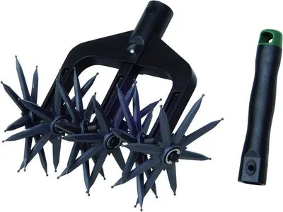 Immagine prodotto di Coltivatore manuale da giardino 2 in 1 per aiuole e prati