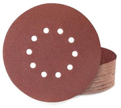 Productafbeelding van Schuurpapier 225mm met klittenband, 10 gaten, korrel P60, 40 stuks, voor langhalschuurmachines