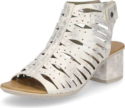 Produktbild von Rieker Damen Sandalette silber metallic
