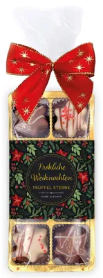 Produktbild von Wagner Trüffel Sterne 'Fröhliche Weihnachten' ohne Alkohol 95g