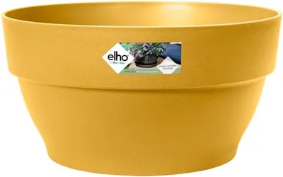 Produktbild von Pflanzschale Elho vibia campana Kunststoff Ø 27 cm H 14 cm honigfarben